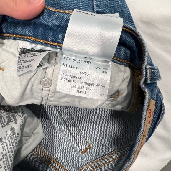 Levi’s 501 shorts size 25 - Picture 5 of 6